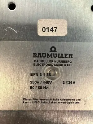 Baumuller BFN 3-1-36 / BFN3136 250V/440V 50/60Hz (6.4.3)
