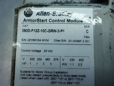 USED ALLENBRADLEY 280DFN10C