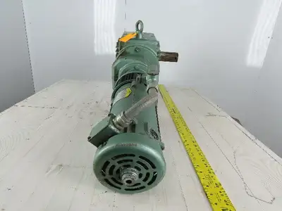 Sew Eurodrive S82R62LP143 1Hp 180VDC Gear Motor W/Brake 273:1 Ratio