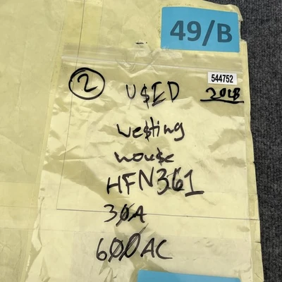 Used Westinghouse HFN361 Misc Industrial Equipment California US | Davliegogo LLC #1710093