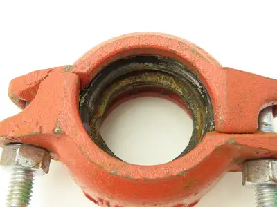 Victaulic 009N 1-1/2" Grooved Pipe Rigid Coupling w/Gasket  Lot of 10