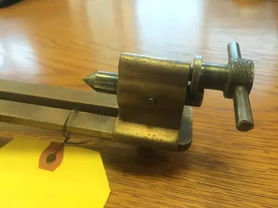 5382-385 Antique Tube / Pen Cylindrical Holding Device, ENGINE TURNING GUILLOCHE MACHINE -Circa 1890-RARE!