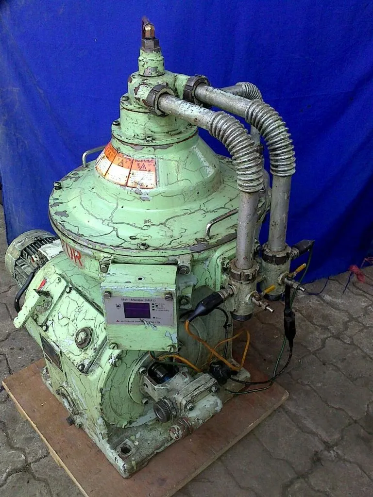 Mitsubishi SJ-10G self-cleaning oil purifier, SS bowl.