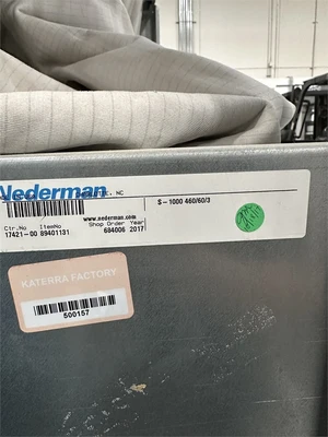 Used 2017 NEDERMAN S-1000 Dust Collectors California US | MachineryMax #1460028