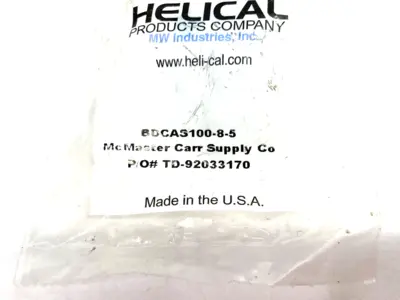 NEW HELICAL ALUMINUM DOUBLE FLEXTURE BEAM COUPLING 8MM BORE X 5MM BORE