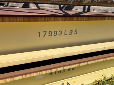 51" x 278"x 14" Precision Ground Turbine Setup Plate/ Floor Plate #4251