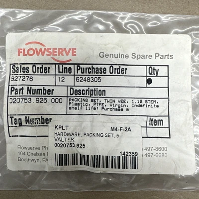 NEW FLOWSERVE 020753.925.000