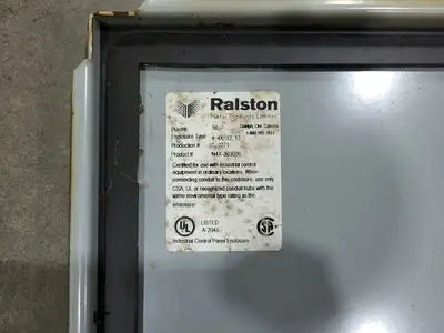 49" x 31" x 9" Electrical Enclosure w/ Terminals and Wiring