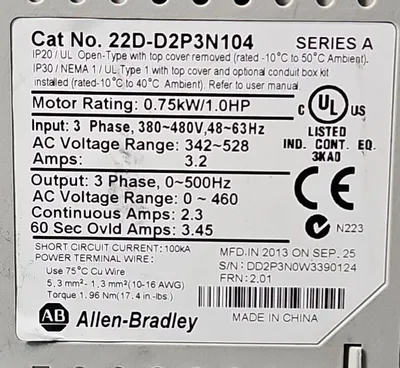 Used Allen-Bradley Powerflex 40 Air Tools, DC Electrical Tools & Accessories South Carolina US | Palmetto Automation #1147076