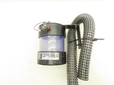 Copperhead Welding Tip Dresser Chip Vacuum Collector Cannister with Hose