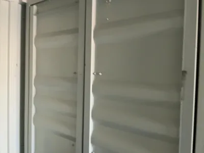 2026 40’L x 8’W x 9’ 6”T High Cube Shipping/Ground Container, swing doors on one end and four sets o...
