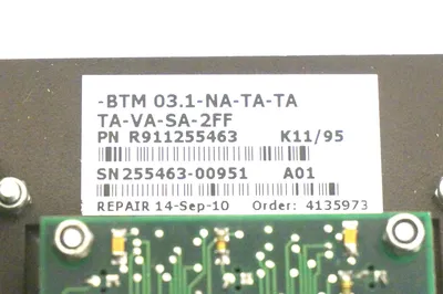 INDRAMAT BTM 03.1-NA-TA-TA-TA-VA-SA-2FF INTERFACE CONTROLLER