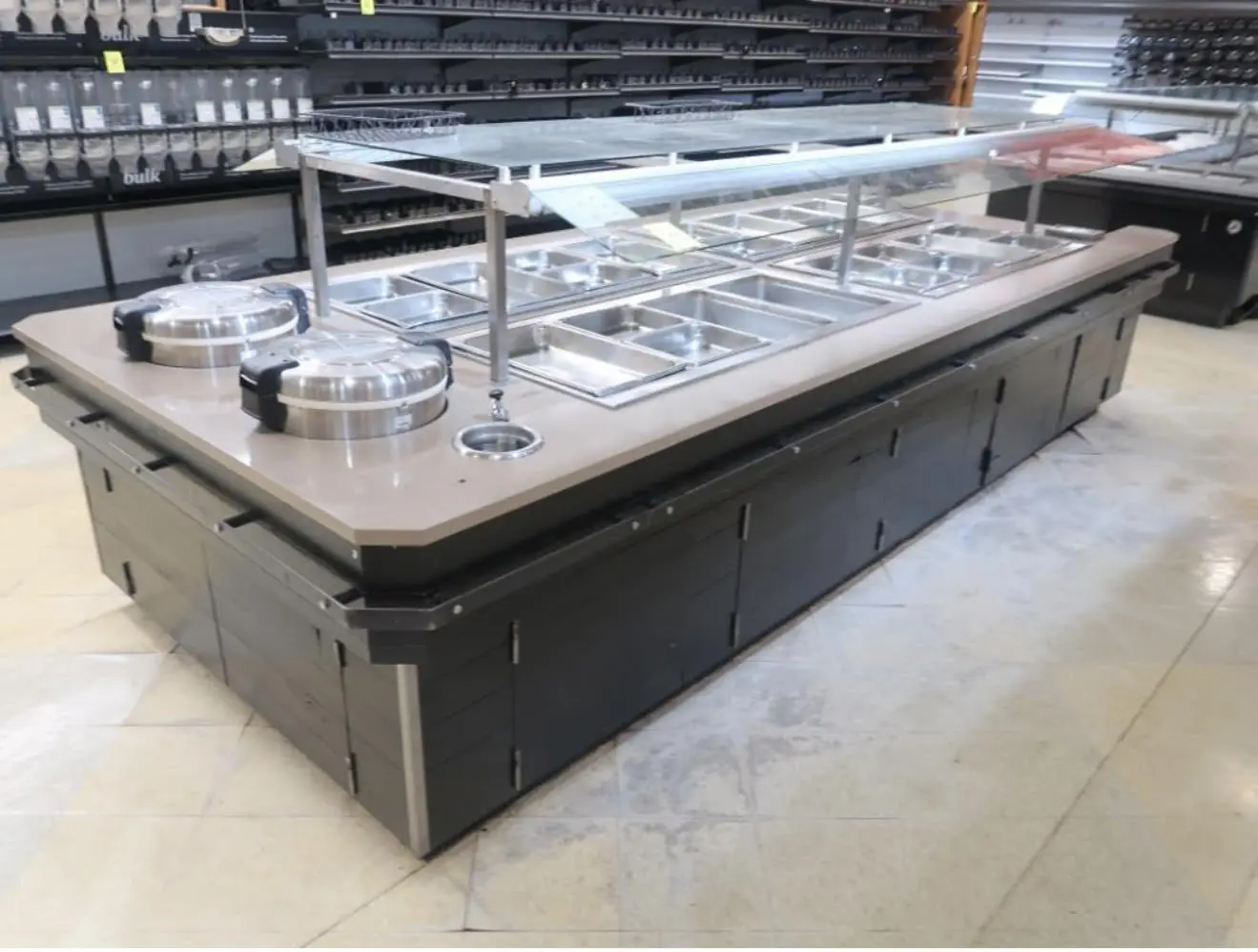 14′ Hot Food Bar – 16 Wells & 2 Rice Warmers
