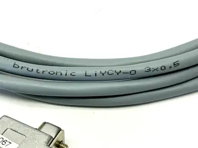 LiYCY-0 3x0,5 | Brutronic  Cordset RS-232 Female 10ft Length - Used