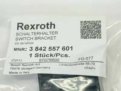 3 842 557 601 | Bosch Rexroth 3842557601 Switch Bracket SH VF/UV LOT OF 2 - New