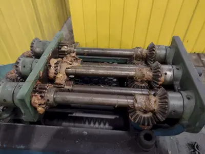 12" LITTELL 7 ROLL MOTORIZED COIL STRIP STRAIGHTENER: YOBRO #24606