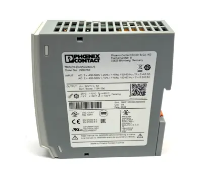 2903153,TRIO-PS-2G/3AC/24DC/5 | Phoenix Contact TRIO-PS-2G/3AC/24DC/5 Power Supply 24VDC 5A 2903153 - Used