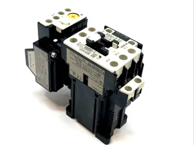 USED FUJI ELECTRIC CONTACTOR W/ TK-E02 OVERLOAD - 3-PHASE MOTOR STARTER