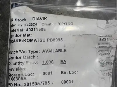 Used KOMATSU PB8995 Parts British Columbia CA | Lenmark #271772