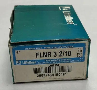 New | in-Stock LITTELFUSE FLNR3-2/10 Miscellaneous Equipment (Electrical & Power) | Surplus Asset Holdings #1189914