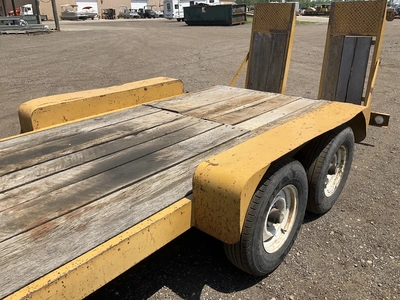 1993 Assembled 15’ Tandem Axle Equipment Trailer