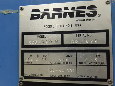 Used BARNES _UNKNOWN_ Conveyor Parts Indiana US | Arrow Industrial #885085