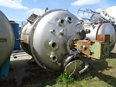 10,000L S/S JKTD Reactor