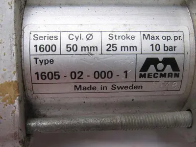 Used MECMAN _UNKNOWN_ Pneumatic Cylinders | Arrow Industrial #632712