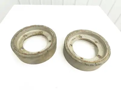 Solideal 994012810 Solid Tire And 5 Bolt Rim 323X100 From JLG 10MSP Lot of 2