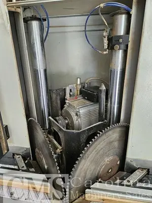 USED 2002 NICOLETTI MODEL 7-350 DOUBLE MITER SAW