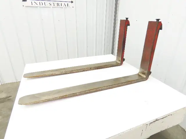 Kenhar 384213 2 4x42" Class 2 Steel Forklift Forks 16" Carriage 1-Pair 1250X500