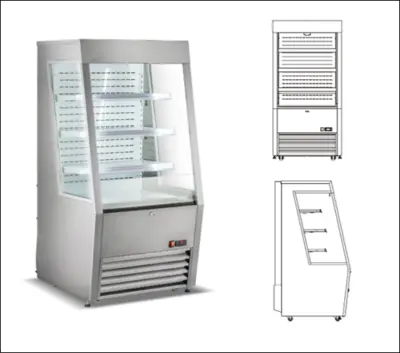 171-0621 Self Contained Stainless Steel Cooler-New