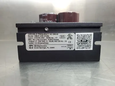 Used KB Electronics KBVF-23D Variable Speed Drives | Palmetto Automation #1153952