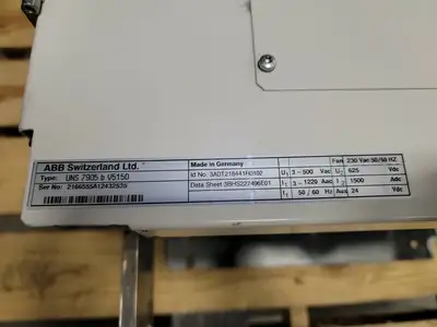 USED ABB Unitrol 6000