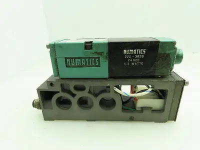 Numatics 082SA415M046P61 Single Acting Solenoid Valve 225-369 24 VDC 6.3W