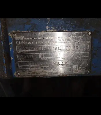 USED GARDNER DENVER PZ-8 (PZH) TRIPLEX MUD PUMP
