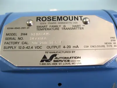 USED Rosemount 3144 D1NAB4M5