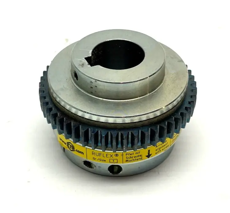 Used KTR RUFLEX® TORQUE LIMITER SIZE 1 5600RPM 1-1/2" BORE W/ KEYWAY Parts Michigan US | Maverick Industrial Sales #1092240