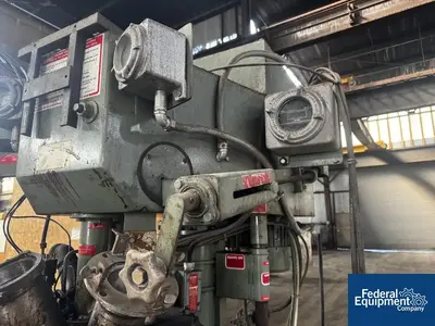 USED 1990 Myers 7.5 HP Myers Dual Shaft Vacuum Mixer, Model OOV550A-5-7.5, S/S