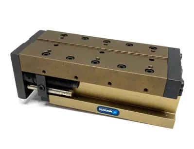 USED SCHUNK COMPACT LINEAR SLIDE PISTON ROD CYLINDER BACKLASH-FREE