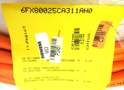 NEW SIEMENS 6FX80025CA311AH0 POWER CABLE