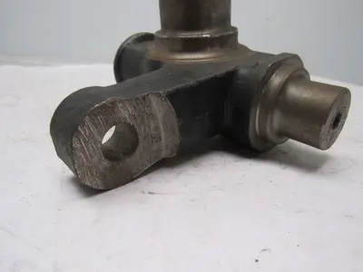 Left & Right Forklift Spindle 1-3/8" & 1-1/2" Knuckle 1-1/4-18 Male Lot of 2