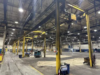 (15) 18 FT HIGH CRANE UPRIGHTS STEEL BEAMS: STOCK #23127