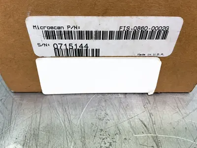 New | in-Stock 2007 MICROSCAN FIS08600002G Barcode Scanners Ohio US | HGR 24 #1518321