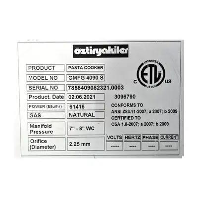 USED OZTI 4090S