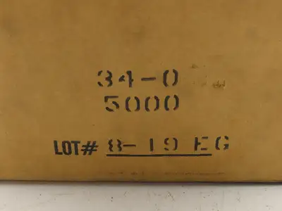 34-0 Metal Strapping Seal Clips Open Type 3/4" x 1-1/4" Lot of 5000