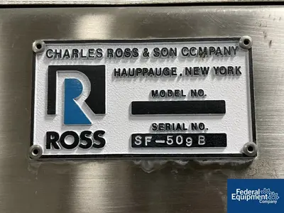 USED Ross Ross Mixer with 400 Liter S/S Tank
