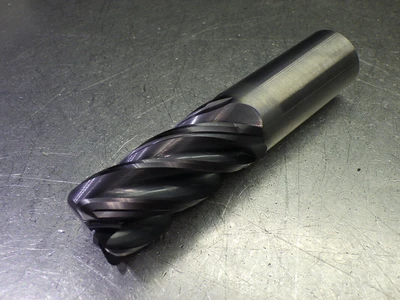 Widia/Hanita 1" 5 Flute Carbide CR Endmill .12" R 5V0C25008ET WP15PE (LOC1766)