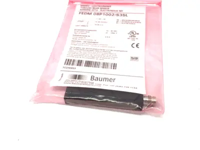 New | in-Stock Baumer Through-Beam Sensor 3-Pin M8 10-30VDC Photoelectric Sensors Michigan US | Maverick Industrial Sales #1489884