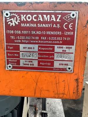 USED Supertec KOCAMAZ Model KT 300